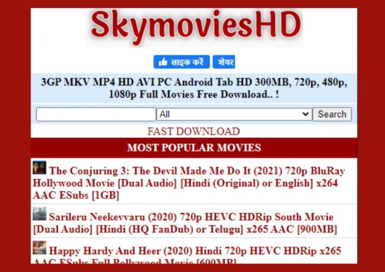 SkymoviesHD 2024 Download Latest Bollywood & Hollywood Movies